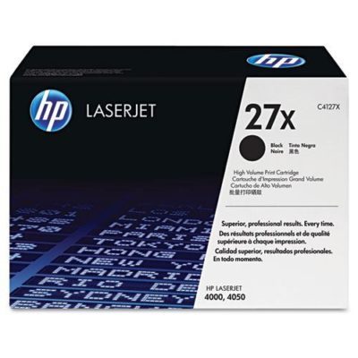 HP 27X, (C4127X) High Yield Black Original LaserJet Toner Cartridge