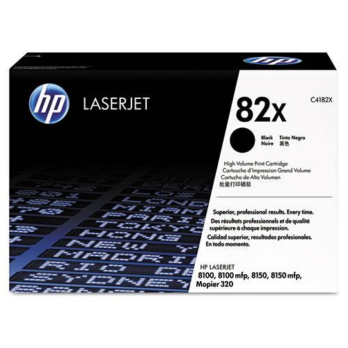 HP 82X, (C4182X) High Yield Black Original LaserJet Toner Cartridge HP 82X, (C4182X) High Yield Black Original LaserJet Toner Cartridge