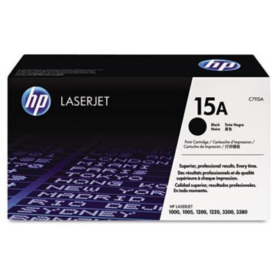 HP 15A, (C7115A) Black Original LaserJet Toner Cartridge