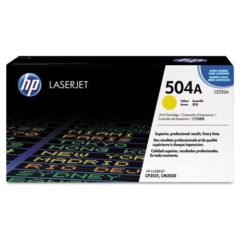 HP 504A, (CE252A) Yellow Original LaserJet Toner Cartridge