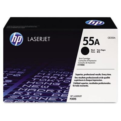 HP 55A, (CE255A) Black Original LaserJet Toner Cartridge