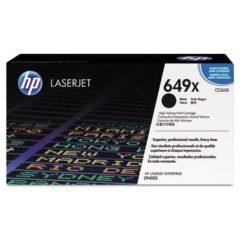 HP 649X, (CE260X) High Yield Black Original LaserJet Toner Cartridge