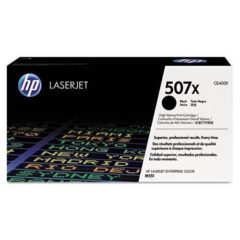 HP 507X, (CE400X) High Yield Black Original LaserJet Toner Cartridge