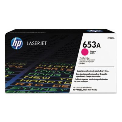 HP CF323A (HP 653A) Toner, 16500 Page-Yield, Magenta