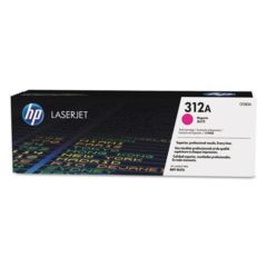 HP CF383A (HP 312A) Toner, 2700 Page-Yield, Magenta