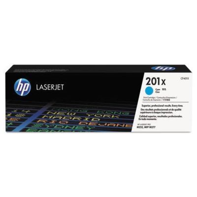 HP 201X (CF401X) High-Yield Cyan Original LaserJet Toner Cartridge