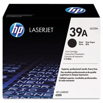 HP 39A, (Q1339A) Black Original LaserJet Toner Cartridge