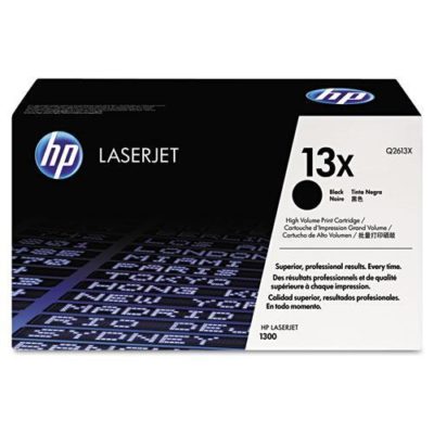 HP 13X, (Q2613X) High Yield Black Original LaserJet Toner Cartridge