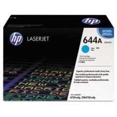 HP 644A, (Q6461A) Cyan Original LaserJet Toner Cartridge